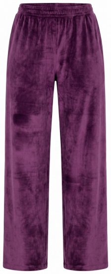 Ulla Popken 856119 Hjemmebukser Blomme - Pyjama/Loungewear - 