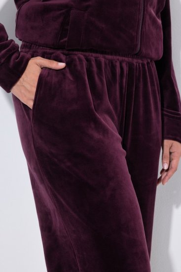 Ulla Popken 856119 Hjemmebukser Blomme - Pyjama/Loungewear - 