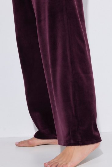Ulla Popken 856119 Hjemmebukser Blomme - Pyjama/Loungewear - 
