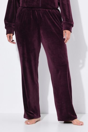 Ulla Popken 856119 Hjemmebukser Blomme - Pyjama/Loungewear - 