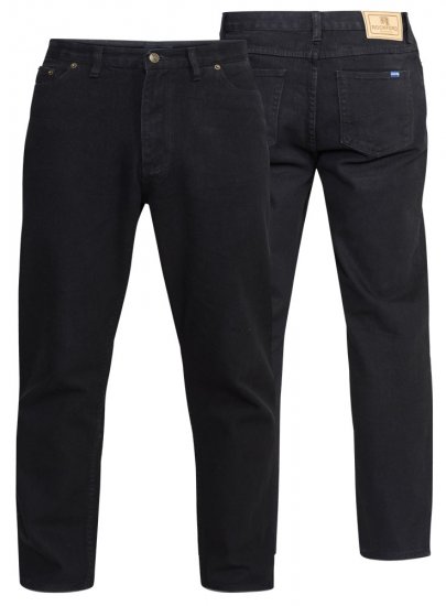 Rockford Comfort Jeans Black TALL SIZES - HERRETØJ MT-6XLT - Tøj til høje mænd