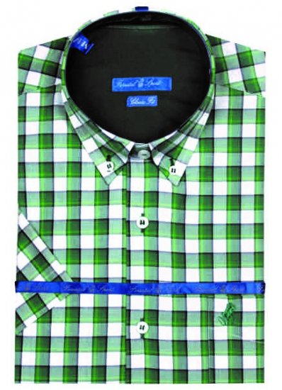 Forestal 901222E Check Shirt Green - Skjorter - Skjorter til store mænd 2XL- 8XL