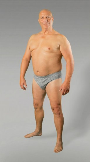 20 Nodi 934 Stretch Cotton Briefs Grey - Herretrusser - Herretrusser Store Størrelser