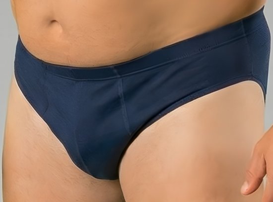 20 Nodi 934 Stretch Cotton Briefs Navy Blue - Herretrusser - Herretrusser Store Størrelser