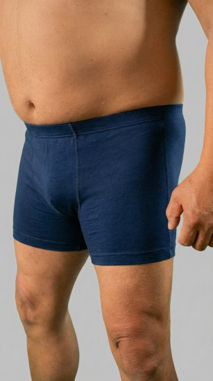 20 Nodi 978 Stretch Cotton Boxer with Internal Elastic Band Navy - Boxershorts - Boxershorts til Store Mænd