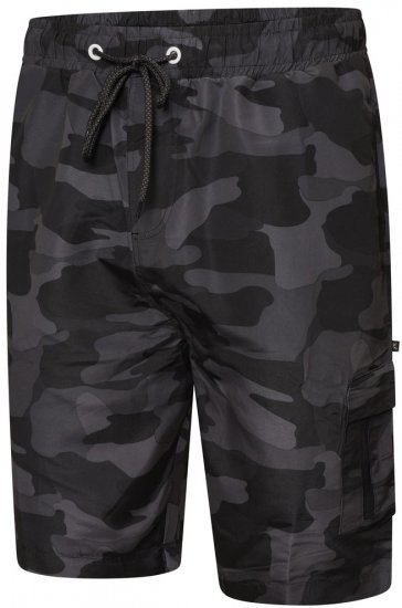 Kam Jeans 3010 Badeshorts med camouflageprint mørkegrå - Undertøj og badetøj - Badetøj og Undertøj i store størrelser 