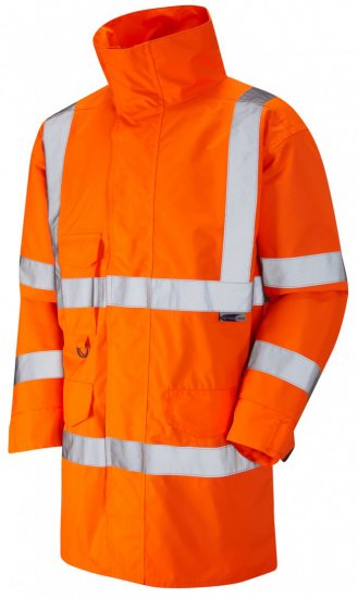 Leo Torridge Breathable Lightweight Anorak Hi-Vis Orange - Arbejdstøj - Arbejdstøj i store størrelser