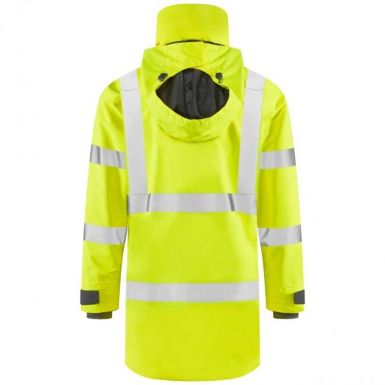 Leo Eastleigh Ecoviz 10K Performance Breathable Anorak Hi-Vis Yellow - Arbejdstøj - Arbejdstøj i store størrelser