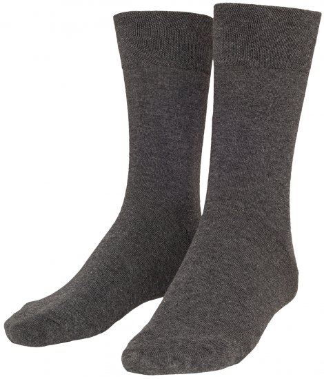 Adamo Aaron Soft-socks Charcoal 3-pack - Undertøj og badetøj - Badetøj og Undertøj i store størrelser 