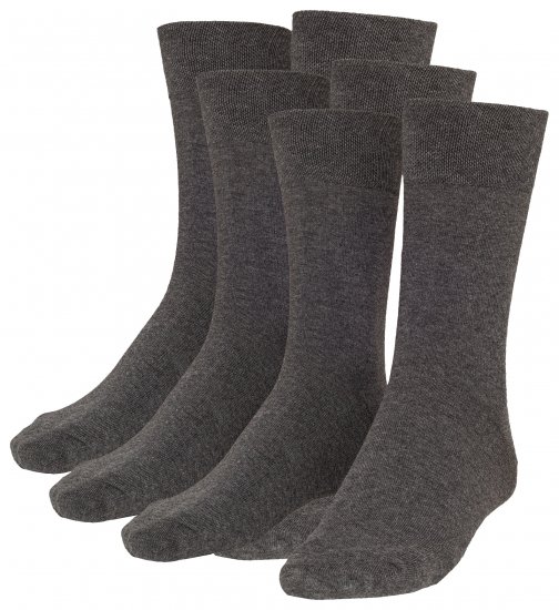 Adamo Aaron Soft-socks Charcoal 3-pack - Undertøj og badetøj - Badetøj og Undertøj i store størrelser 