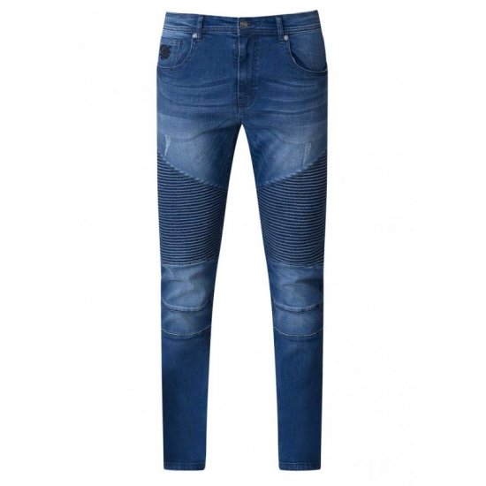 D555 Abrams Biker Style Jeans - Jeans og bukser - Herrejeans og bukser i store størrelser W40-W70