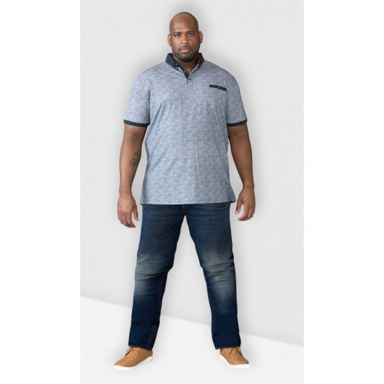 D555 Ambrose Tapered Fit Stretch Jeans Dark Blue TALL SIZES - HERRETØJ MT-6XLT - Tøj til høje mænd