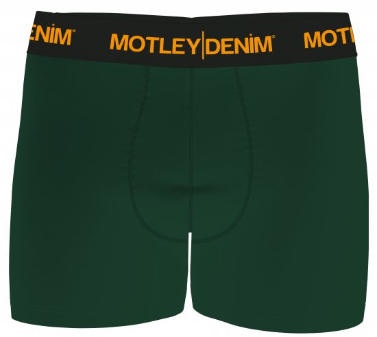 Motley Denim Amsterdam Boxershorts Racing Green 2-pack - Undertøj og badetøj - Badetøj og Undertøj i store størrelser 