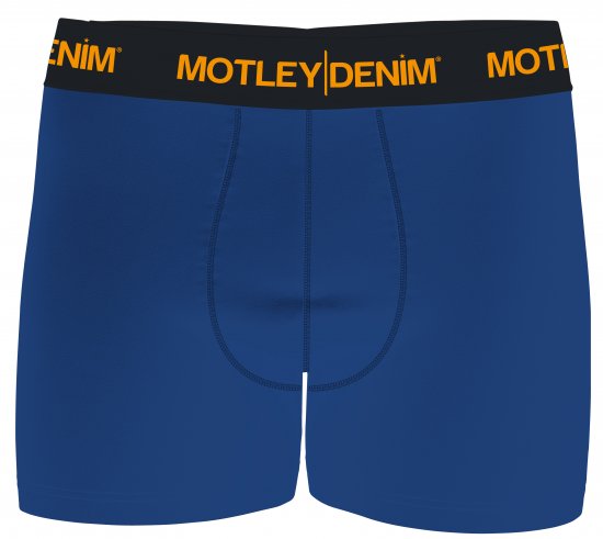 Motley Denim Amsterdam Boxershorts Royal Blue 2-pack - Undertøj og badetøj - Badetøj og Undertøj i store størrelser 