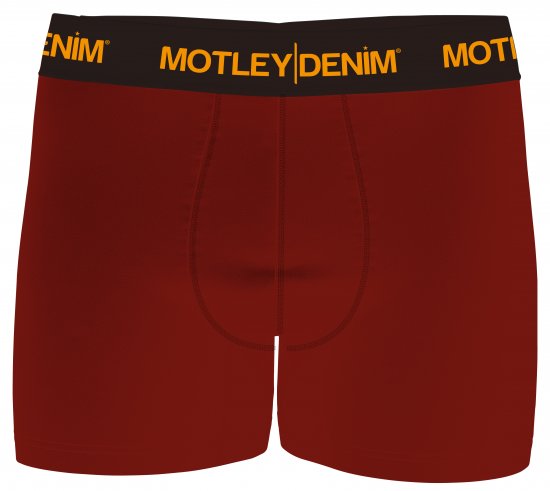 Motley Denim Amsterdam Boxershorts Red 2-pack - Undertøj og badetøj - Badetøj og Undertøj i store størrelser 