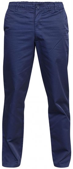 D555 Basilio Pants with elasticated waist Navy - Jeans og bukser - Herrejeans og bukser i store størrelser W40-W70