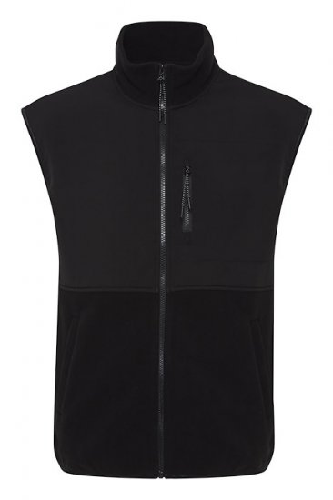 Blend Sweat Vest 4280 Black - Trøjer og hættetrøjer - Trøjer og Hættetrøjer i store størrelser - 2XL-14XL