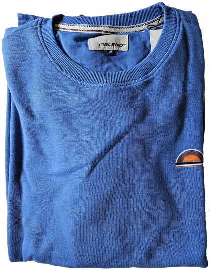 Blend 5055 Sweatshirt Delft - Trøjer og hættetrøjer - Trøjer og Hættetrøjer i store størrelser - 2XL-14XL