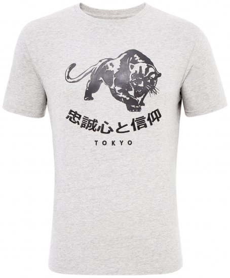 Loyalty & Faith Blocker T-shirt Grey - T-shirts - T-shirts i store størrelser - 2XL-14XL