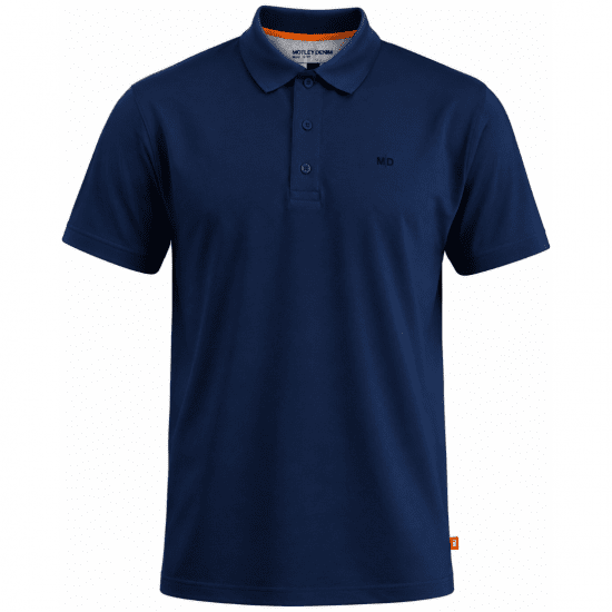Motley Denim Bratislava Polo Navy - Polotrøjer - Polotrøjer 2XL-8XL
