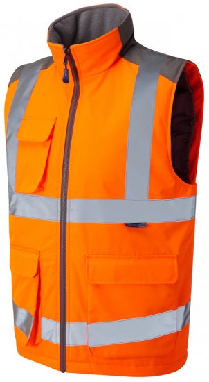 Leo Torrington Bodywarmer Orange - Arbejdstøj - Arbejdstøj i store størrelser