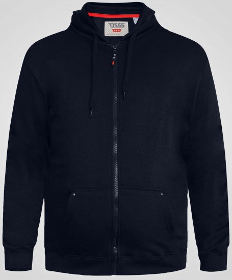 D555 Cantor Hættetrøje Mørkeblå - Trøjer og hættetrøjer - Trøjer og Hættetrøjer i store størrelser - 2XL-14XL
