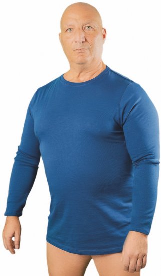 20 Nodi Carbino Sports T-Shirt Long Sleeve Blue - Sportstøj - Sportstøj i store størrelser