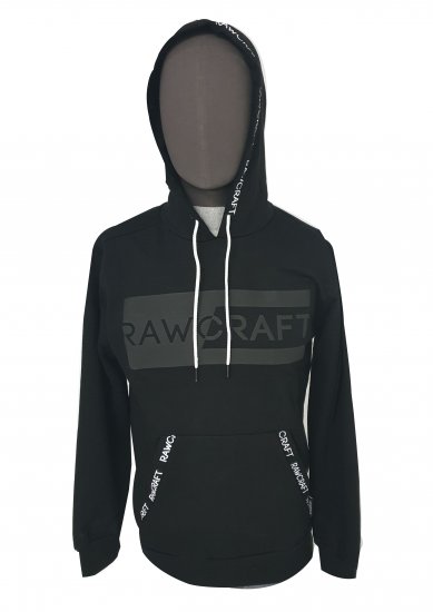 Rawcraft Cregan Hoodie Black - Trøjer og hættetrøjer - Trøjer og Hættetrøjer i store størrelser - 2XL-14XL
