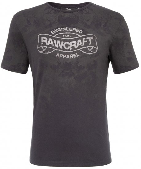 Rawcraft Crowler T-shirt Black - T-shirts - T-shirts i store størrelser - 2XL-14XL