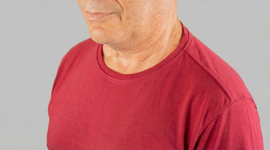 20 Nodi Mezzogiorno Sports T-Shirt Red - T-shirts - T-shirts i store størrelser - 2XL-14XL