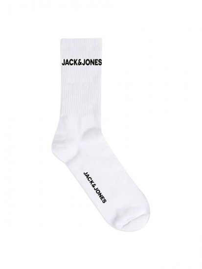 Jack & Jones Basic Logo Tennisstrømper Hvid 5-pak - Undertøj og badetøj - Badetøj og Undertøj i store størrelser 