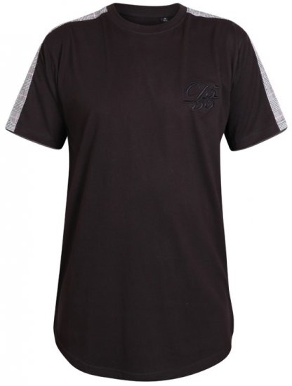 D555 Diaz T-shirt Black - T-shirts - T-shirts i store størrelser - 2XL-14XL