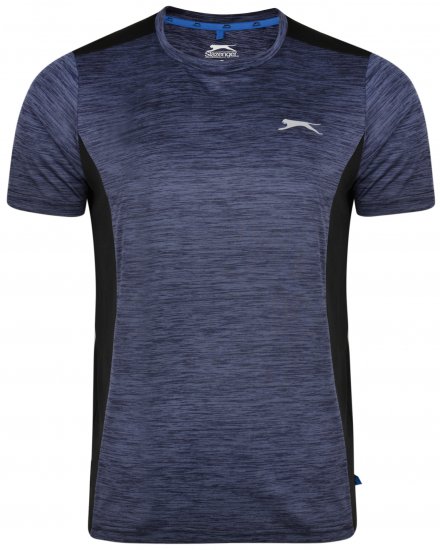 Slazenger Drew T-shirt Navy - T-shirts - T-shirts i store størrelser - 2XL-14XL