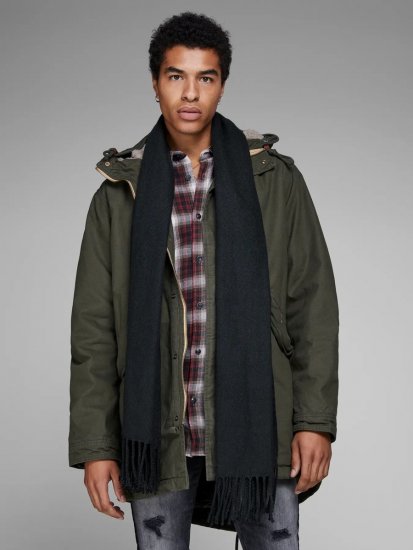 Jack & Jones Solid Tørklæde Sort - Tørklæder - 