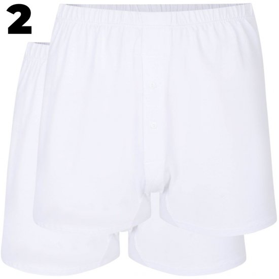 Espionage U001W boxershorts 2-pak hvid - Undertøj og badetøj - Badetøj og Undertøj i store størrelser 