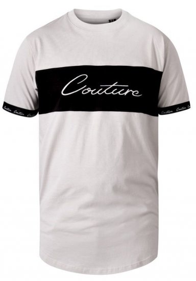 D555 Falcon T-Shirt With Embroidery Stone - T-shirts - T-shirts i store størrelser - 2XL-14XL