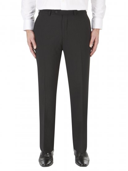 Skopes Darwin Habitbukser Black Stripe - Jeans og bukser - Herrejeans og bukser i store størrelser W40-W70