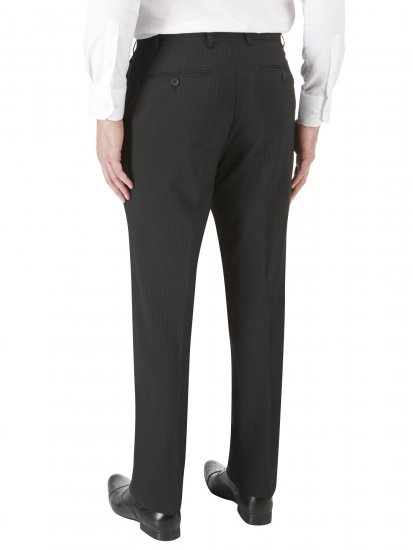 Skopes Darwin Habitbukser Black Stripe - Jeans og bukser - Herrejeans og bukser i store størrelser W40-W70