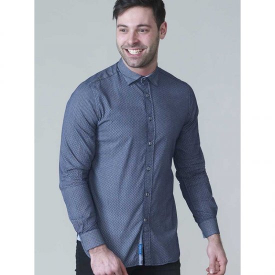 D555 Kermit Long Sleeve Printed Shirt - Skjorter - Skjorter til store mænd 2XL- 8XL