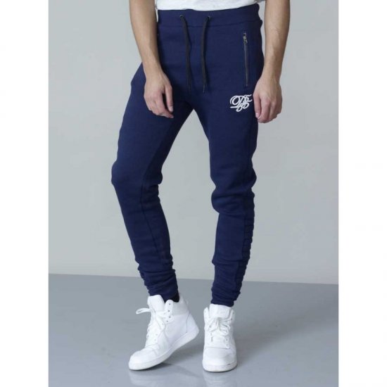 D555 Javier Fashion Sweatpants Navy - Joggingbukser og shorts - Sweatpants og Sweatshorts 2XL-12XL