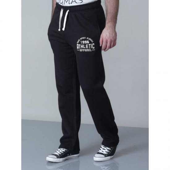 D555 Tony Sweatpants Black - Joggingbukser og shorts - Sweatpants og Sweatshorts 2XL-12XL