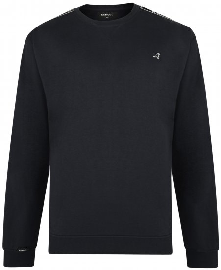Kangol Foray Sweatshirt Black - Trøjer og hættetrøjer - Trøjer og Hættetrøjer i store størrelser - 2XL-14XL
