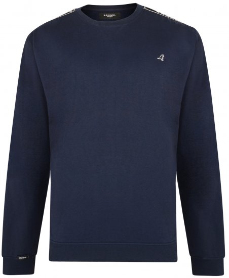 Kangol Foray Sweatshirt Navy - Trøjer og hættetrøjer - Trøjer og Hættetrøjer i store størrelser - 2XL-14XL