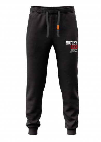Motley Denim Glasgow Sweatpants Black - Joggingbukser og shorts - Sweatpants og Sweatshorts 2XL-8XL