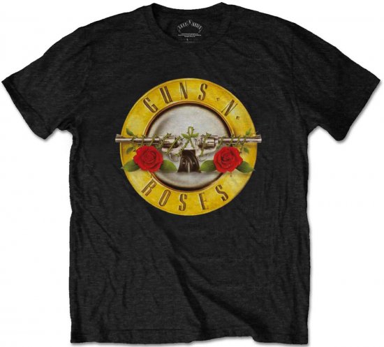 Guns N' Roses Classic logo T-shirt Black - T-shirts - T-shirts i store størrelser - 2XL-14XL