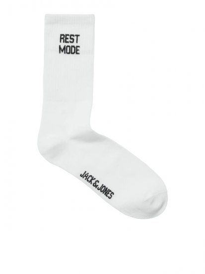 Jack & Jones Power Statements Tennisstrømper Hvid 3-pak - Undertøj og badetøj - Badetøj og Undertøj i store størrelser 