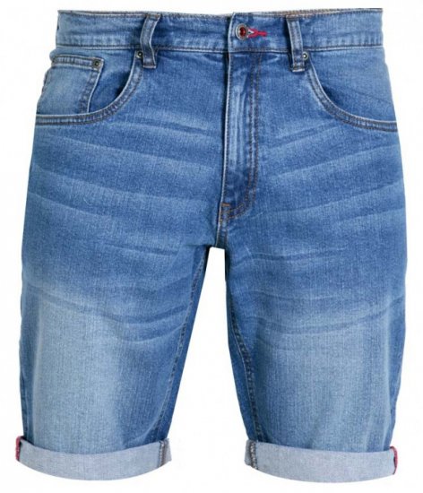D555 Griffin Denim Shorts Stonewash - Shorts - Shorts i store størrelser - W40-W60