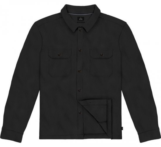 Double Outfitters GS-5237 Skjortejakke Sort - Skjorter - Skjorter til store mænd 2XL- 8XL