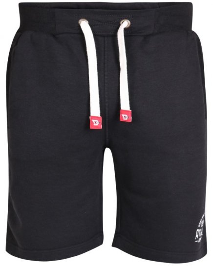 D555 Harvey Fleece Shorts Black - Joggingbukser og shorts - Sweatpants og Sweatshorts 2XL-12XL