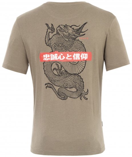 Loyalty & Faith Helix T-shirt Khaki - T-shirts - T-shirts i store størrelser - 2XL-14XL